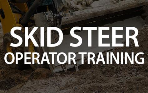 Skid Steer Operator Safety Training, OSHA Skid Steer Certification